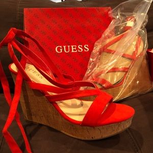 BRAND NEW GUESS WEDGES